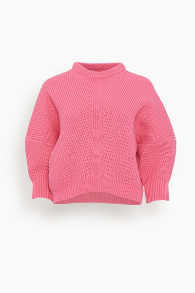 3 Quarter Sleeves Top in Peonia Pink