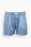 Comme Si Shorts La Boxer Classica Silk Boxer in Periwinkle