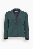 Dries Van Noten Bamis Jacket in Dark Green