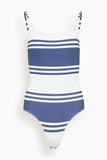 Lemlem Elene One Piece Swimsuit in Ayele Navy