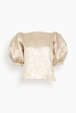 Rachel Comey Filly Top in Champagne