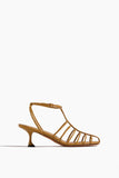 Proenza Schouler Strappy Heels Tee Cage Sandals in Ochre Proenza Schouler Tee Cage Sandals in Ochre