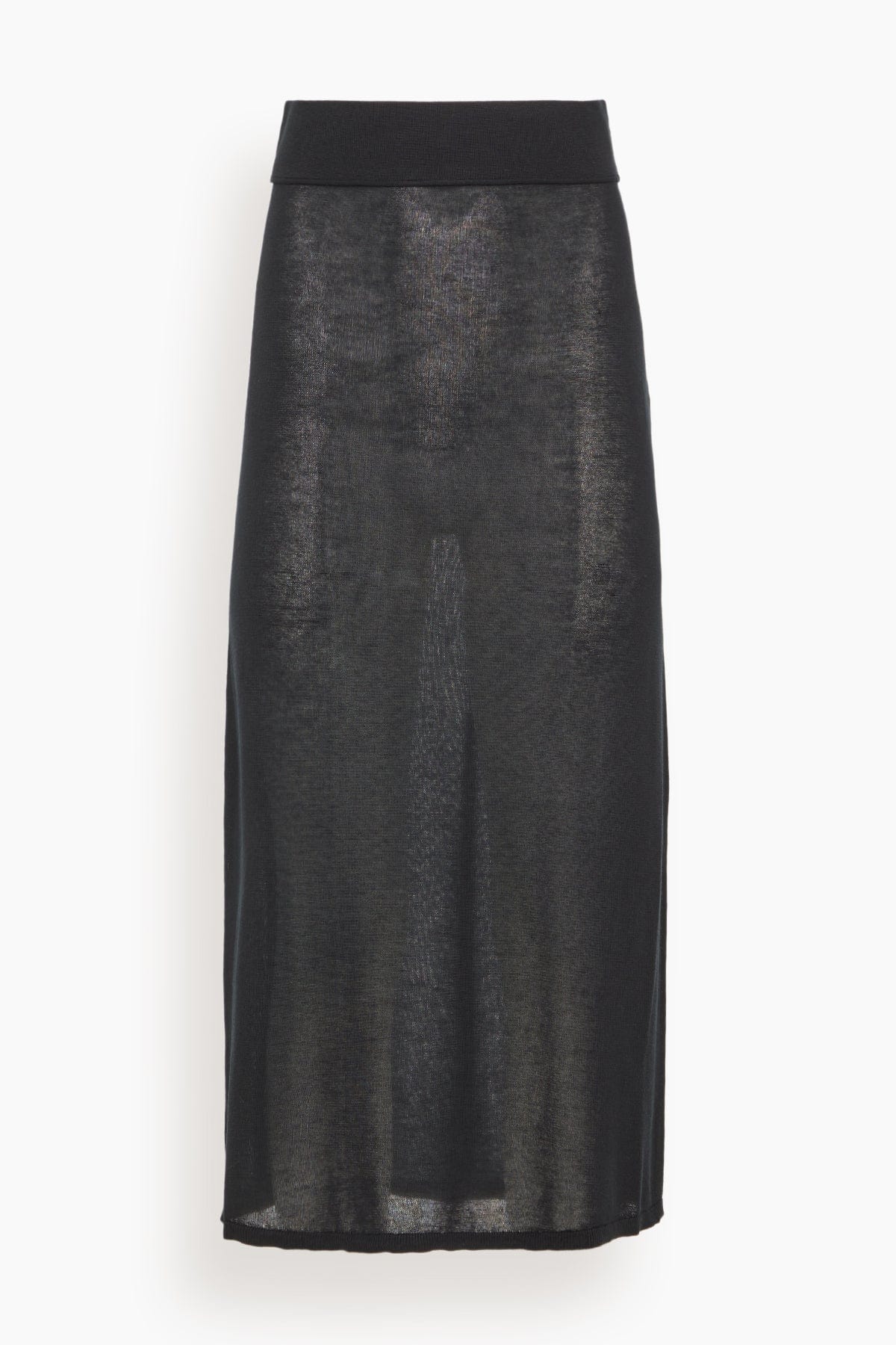 スカート TOTEME KNIT LONG SKIRT Toteme Long Knit Skirt in Black – Hampden Clothing