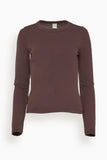 Flore Flore Max Tee in Choco Plum