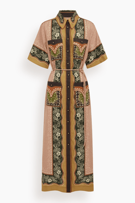 Darcey Shirtdress in Multi