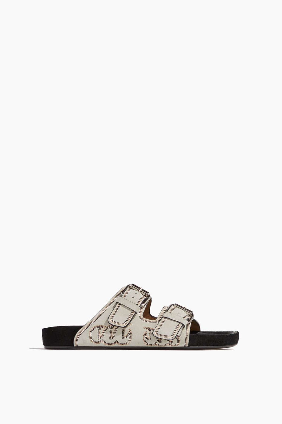 Isabel Marant Shoes Strappy Flat Sandals Lennyo Sandal in Chalk