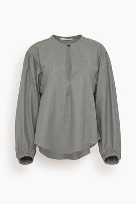 Boho Blouse in Heather Grey