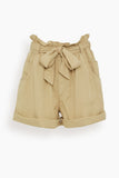 Etoile Isabel Marant Shorts Pierine Shorts in Light Khaki Etoile Isabel Marant Pierine Shorts in Light Khaki