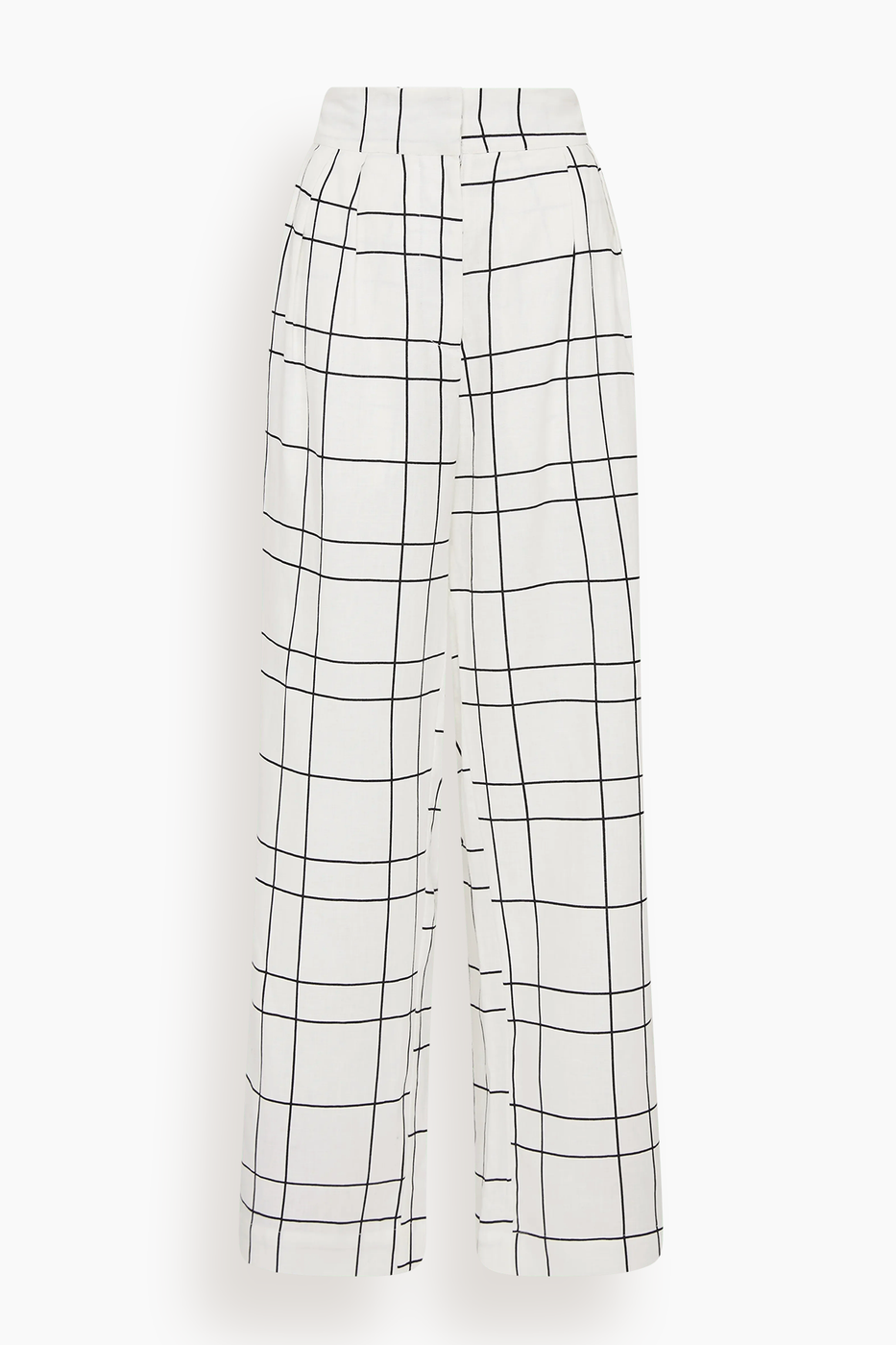 Duomo Pant in Letizia Check White