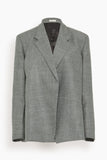 Bite Studios Polus Wool Suit Jacket in Grey Melange