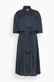 Dries Van Noten Daffino Dress in Navy
