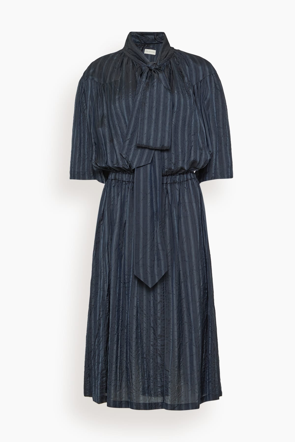 Dries Van Noten Daffino Dress in Navy – Hampden Clothing
