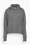 Bite Studios Wool Hooded Sweater in Grey Melange