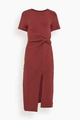 Short Sleeve Cody Dress in Raisin