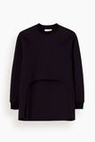 Plan C Sweatshirt in Blue Black