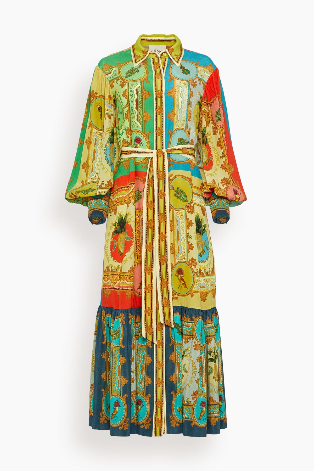 ALEMAIS 花柄 リネン シャツドレス TIGER SHIRTDRESS – ALEMAIS