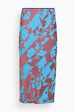 Dries Van Noten Sati Skirt in Blue