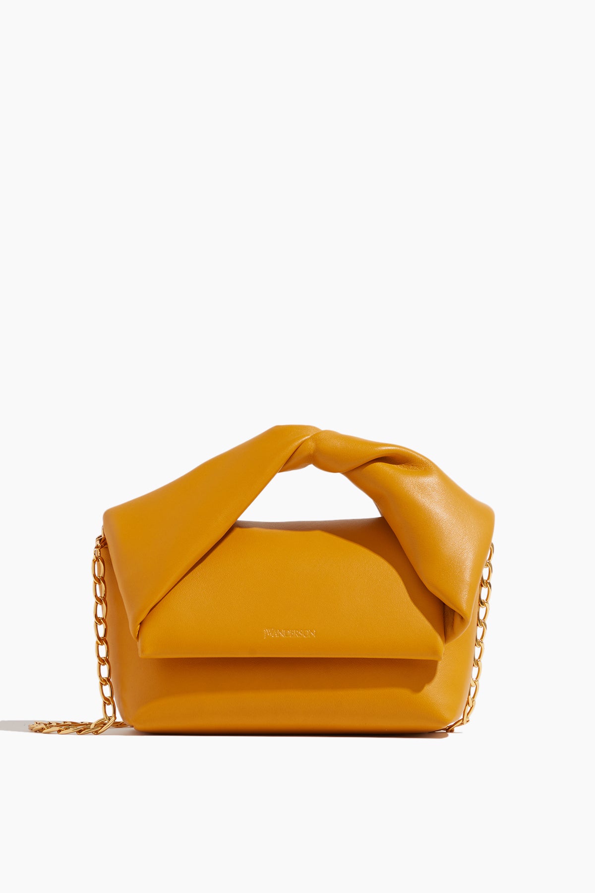 JW Anderson Cross Body Bags Midi Twister Bag in Mustard