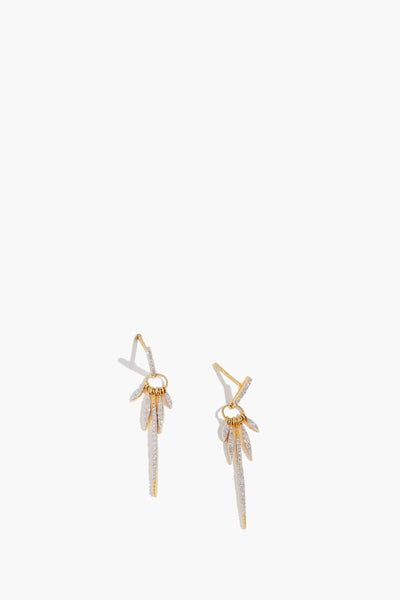 Drop Spike Earrings in 14K Yellow Gold