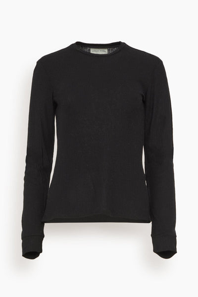 Ortigia Long Sleeve T-Shirt in Black