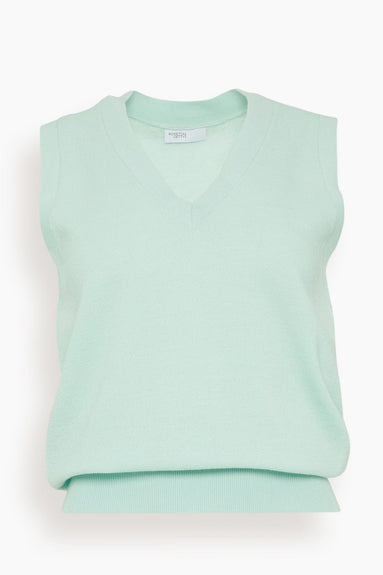 Rosetta Getty Tops Sweater Vest in Mint Rosetta Getty Sweater Vest in Mint