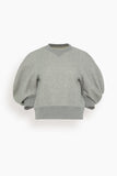Sacai Sweatshirts Sponge Sweat Pullover in Light Gray Sacai Sponge Sweat Pullover in Light Gray