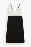 Dorothee Schumacher Emotional Essence Dress in Black-Off White