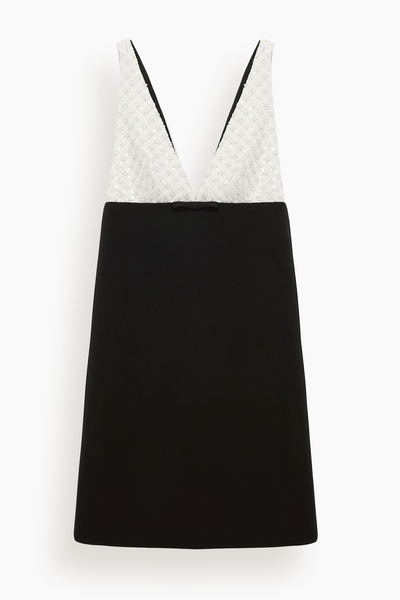 Emotional Essence Dress in Black-Off White