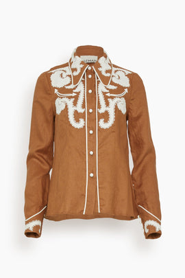Ruby Shirt in Tobacco