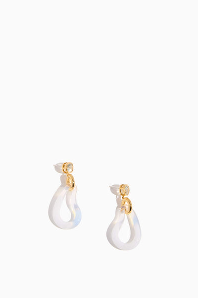 Galina Earrings in Opalescent/Gold