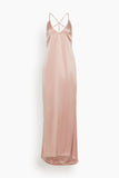 Kiki De Montparnasse Soie T-Back Gown in Buff