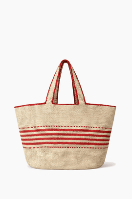 Mira Tote Bag in Eshe Red