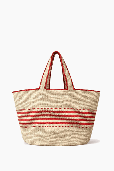 Mira Tote Bag in Eshe Red