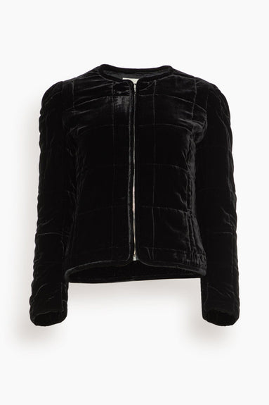 Isabel Marant Jackets Djanet Quilted Jacket in Black