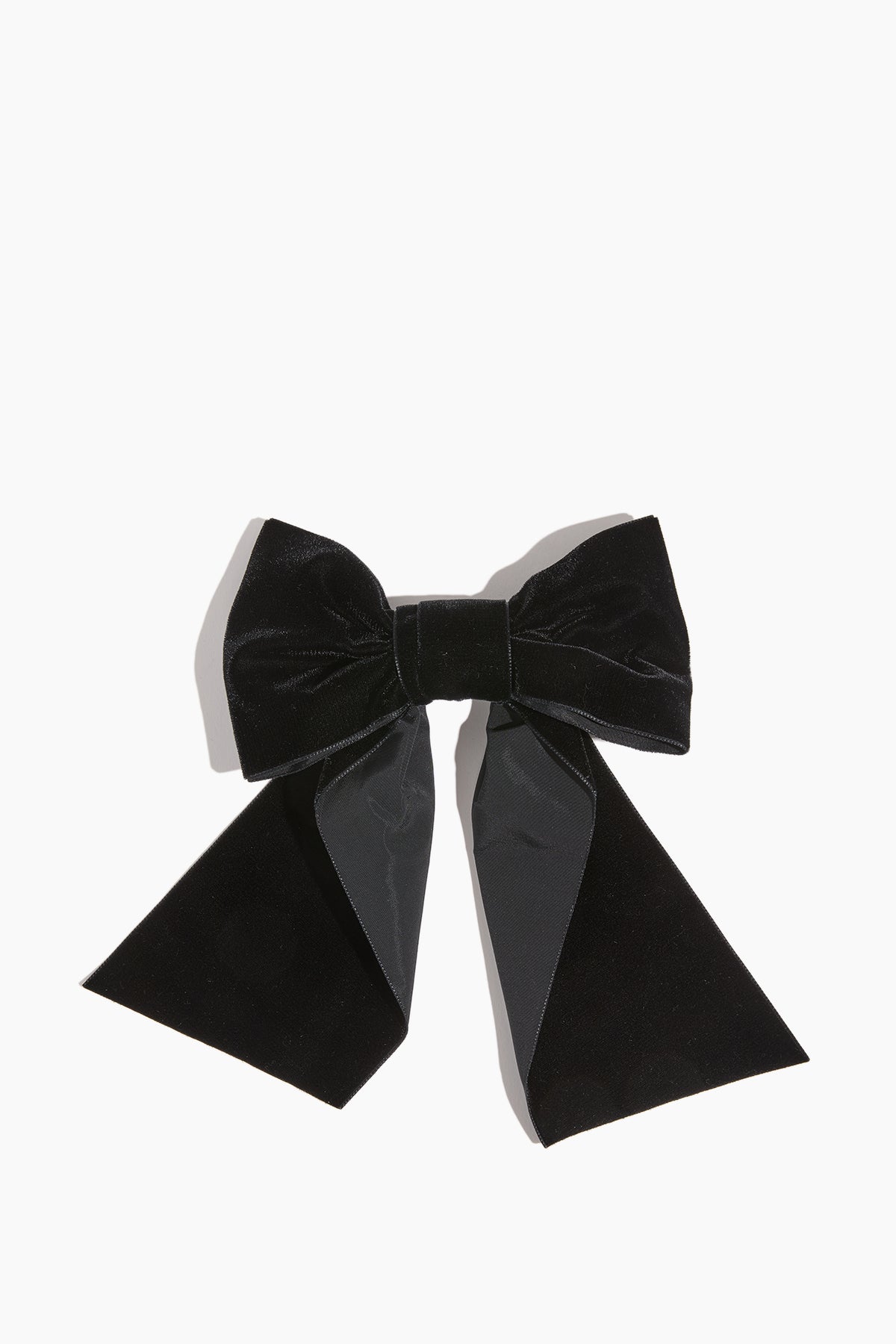 Gigi Burris Faustine Bow in Black Velvet