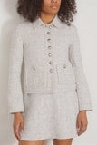 Proenza Schouler White Label Jackets Marcella Jacket in Tweed Alabaster/Black Proenza Schouler White Label Marcella Jacket in Tweed Alabaster/Black