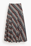Amir Taghi Anna Skirt in Orange Army