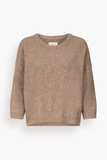 Loulou de Saison Azali Crewneck Sweater in Ashes