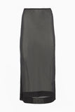 Simone Rocha Skirts Sheer Column Skirt in Black Sheer Column Skirt in Black
