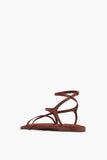 A.Emery Strappy Flat Sandals Edna Sandal in Sienna Suede  A.Emery Edna Sandal in Sienna Suede