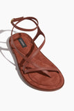 A.Emery Strappy Flat Sandals Edna Sandal in Sienna Suede  A.Emery Edna Sandal in Sienna Suede