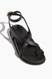 A.Emery Strappy Flat Sandals Jalen Slim Sandal in Black Jalen Slim Sandal in Black