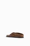 A.Emery Strappy Flat Sandals Shaw Sandal in Caribou Suede A.Emery Shaw Sandal in Caribou Suede