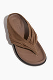 A.Emery Strappy Flat Sandals Shaw Sandal in Caribou Suede A.Emery Shaw Sandal in Caribou Suede