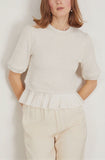Ulla Johnson Tops Harper Top in Cowrie Ulla Johnson Harper Top in Cowrie