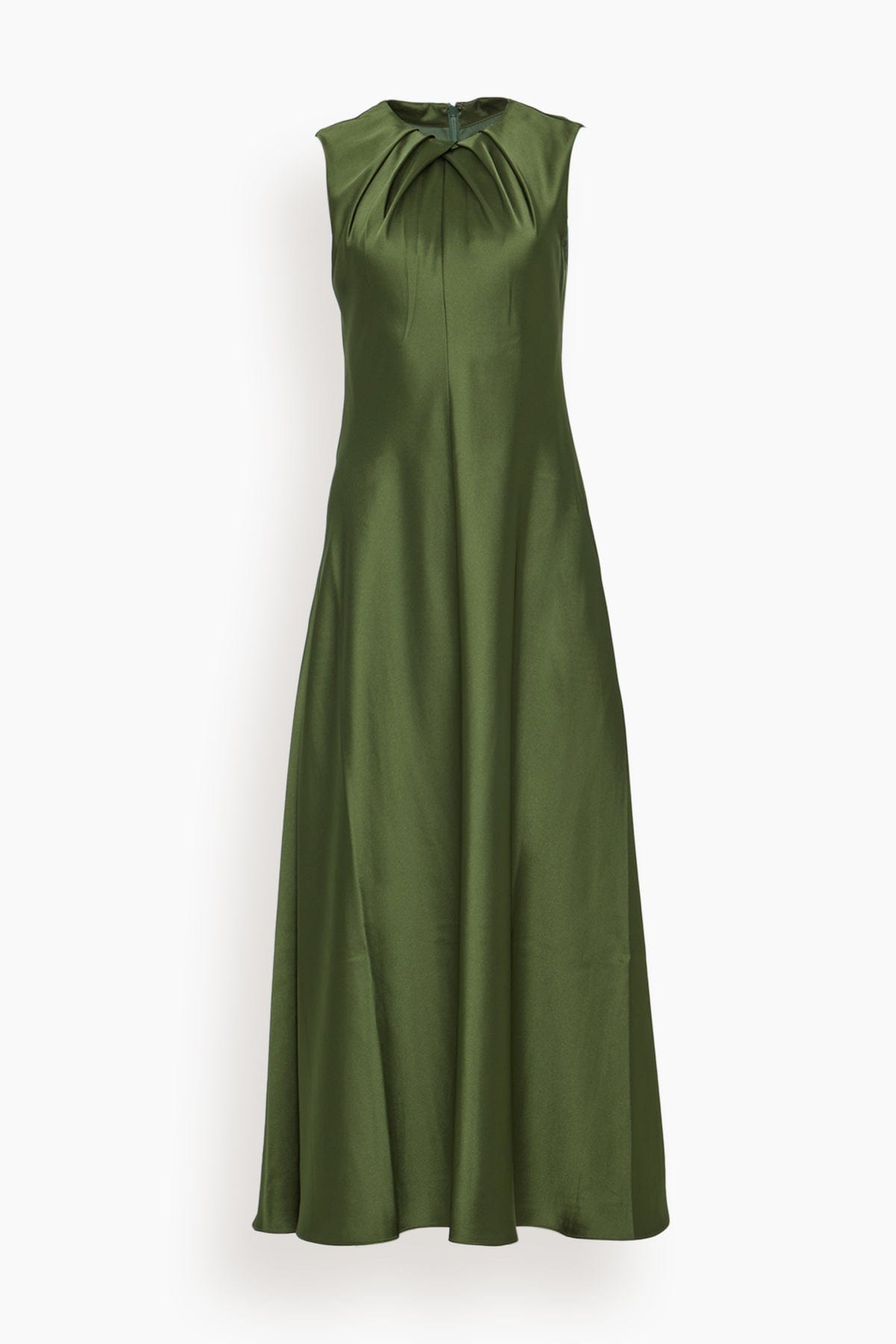 Tanya Taylor Emily Dress in Forest Green