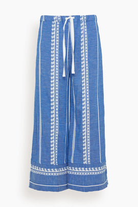 Desta Pants in Tebibi Blue