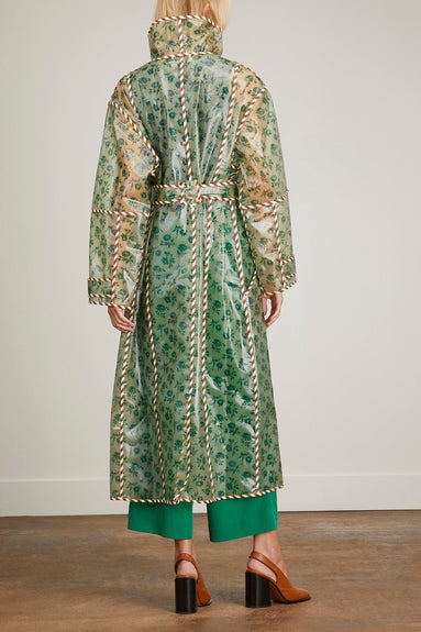 Alemais Dresses Abigail Raincoat in Green Alemais Abigail Raincoat in Green