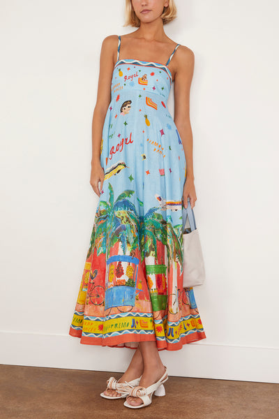 All Aboard Sundress in Multi