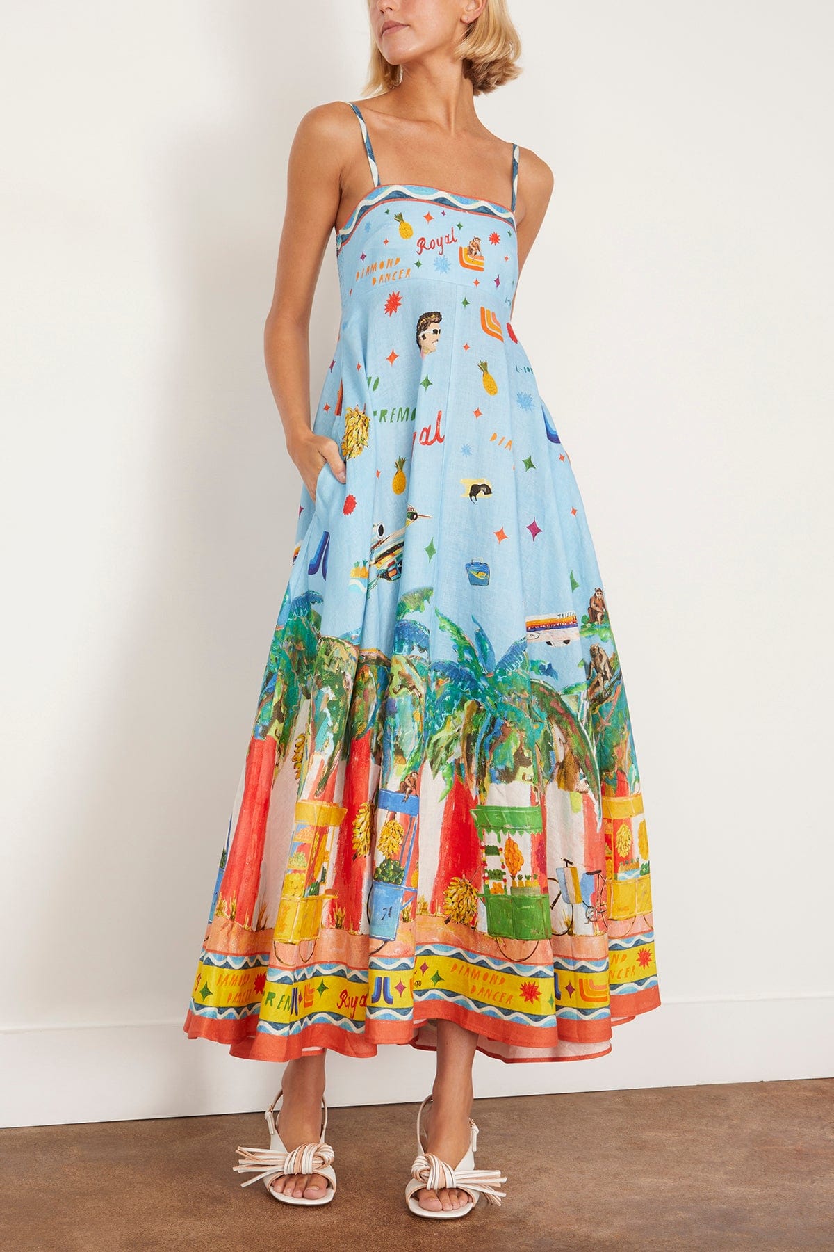 Alemais Casual Dresses All Aboard Sundress in Multi Alemais All Aboard Sundress in Multi